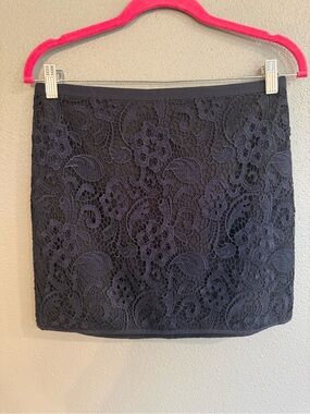 Broadway & Broome Lace Pencil Skirt